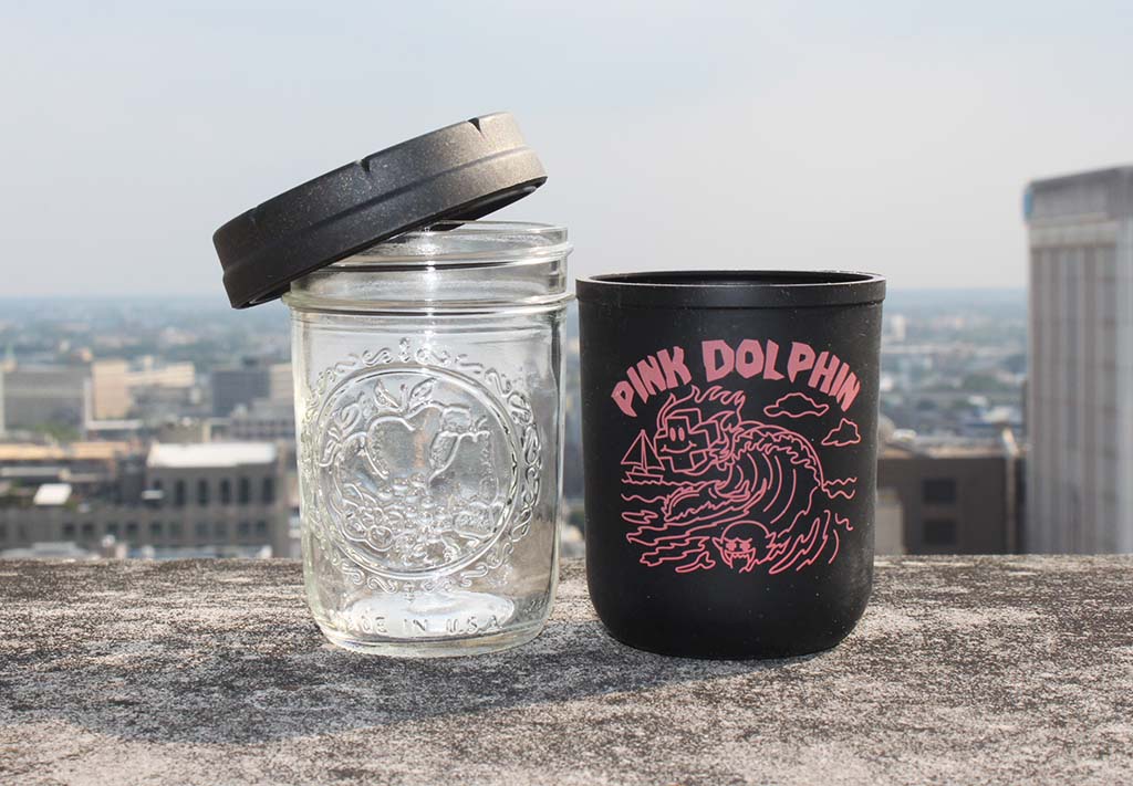 RE:STASH 8oz Pink Dolphin "Positive Wave" (+Re:vider & Boveda) - Image 3
