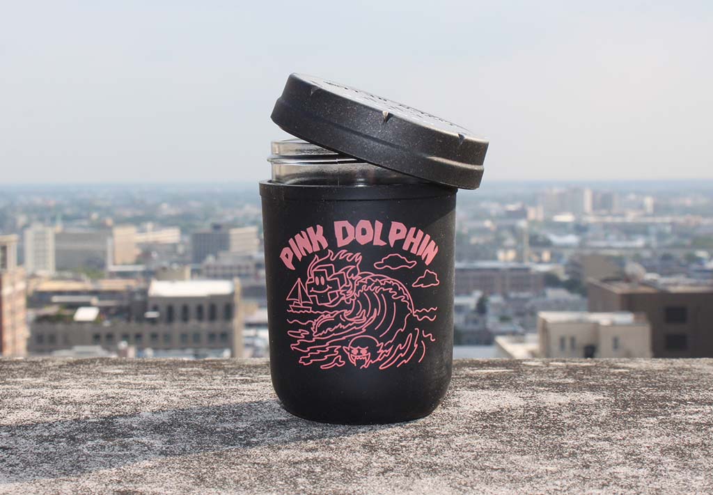 RE:STASH 8oz Pink Dolphin "Positive Wave" (+Re:vider & Boveda) - Image 4