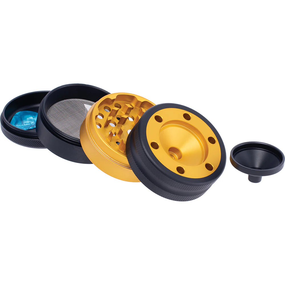 Aluminium Grinder w/ Cone Holder & Funnel - Image 5