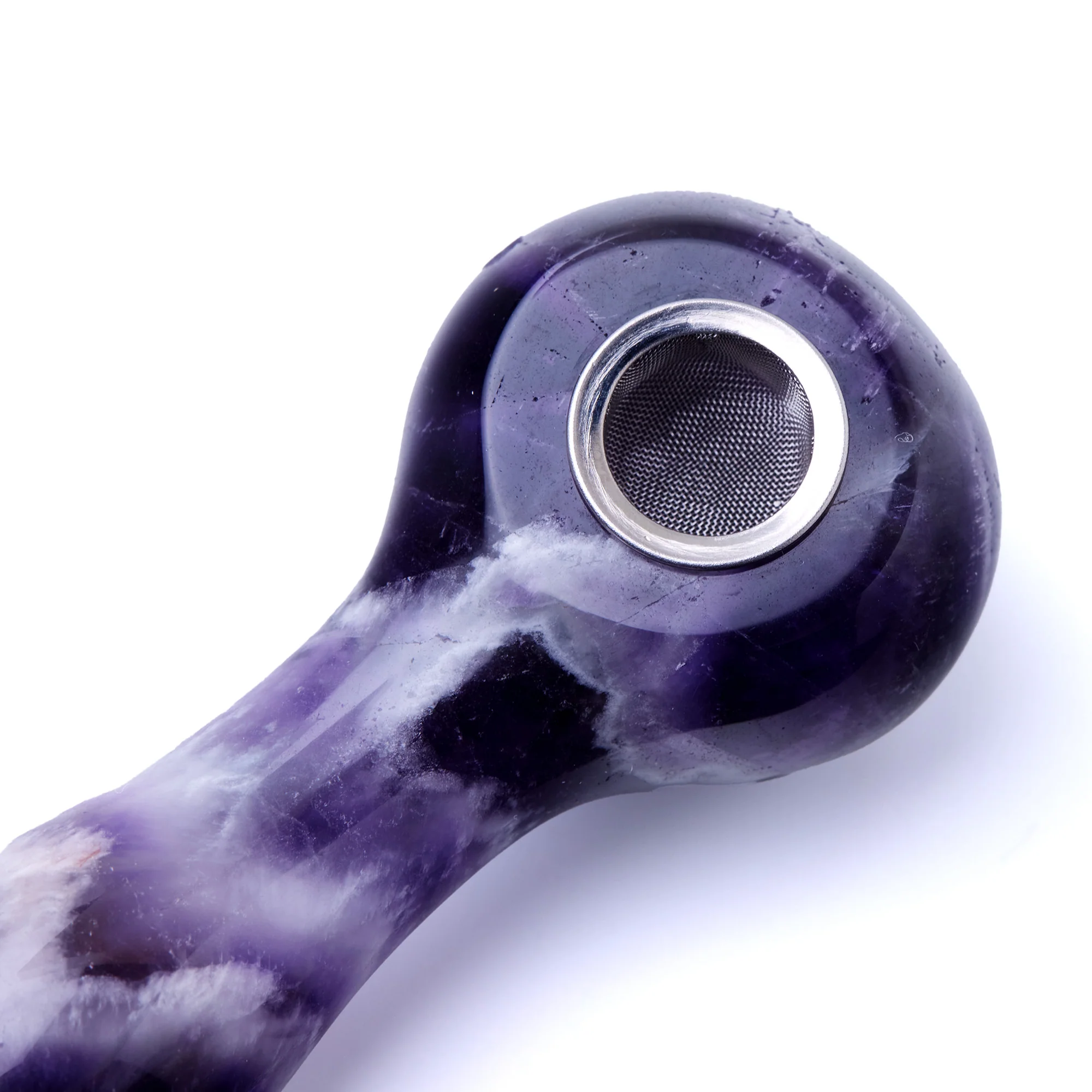 Amethyst Gemstone Spoon Pipe - Image 3