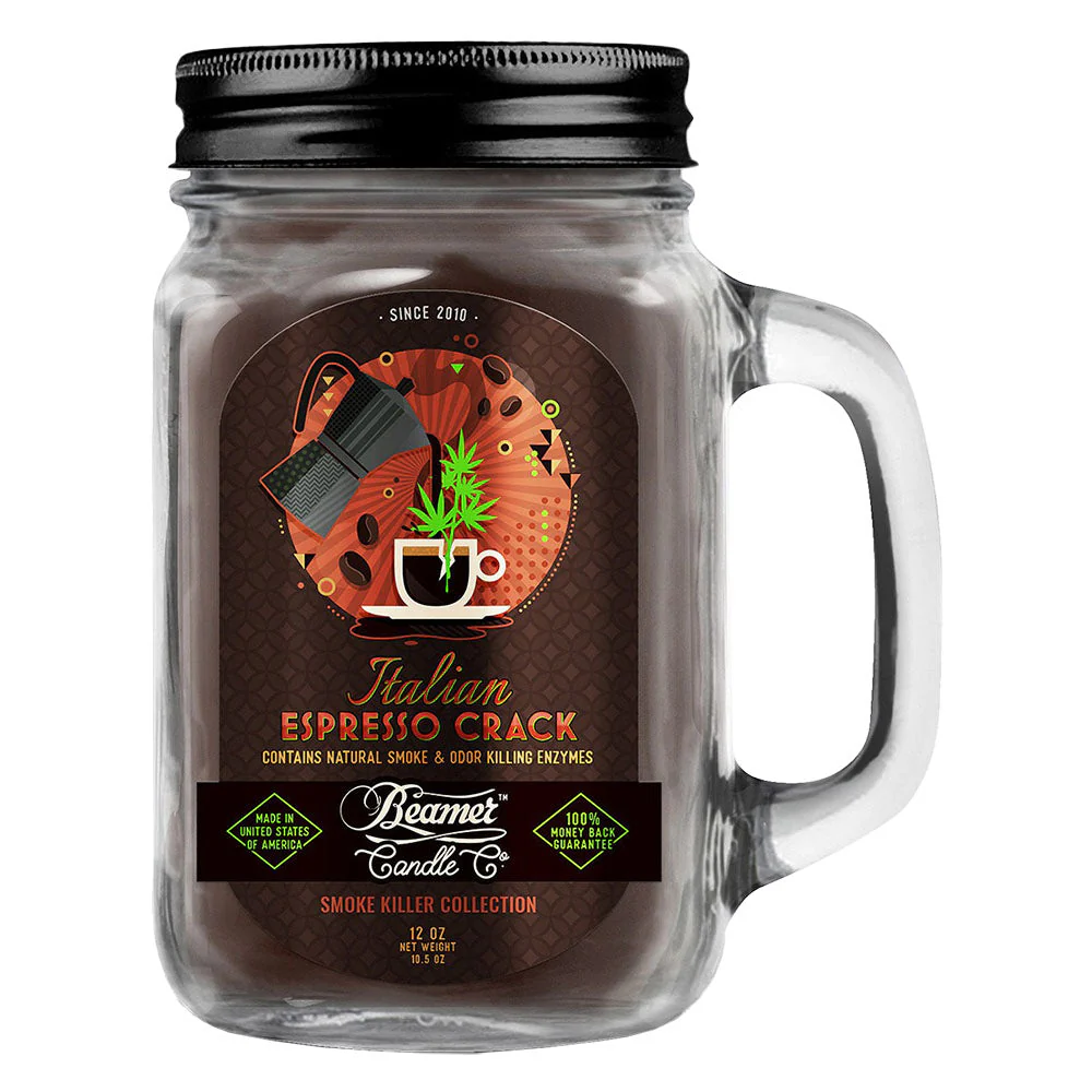 Beamer Candle Co. Mason Jar Candle | Italian Espresso Crack - Image 2