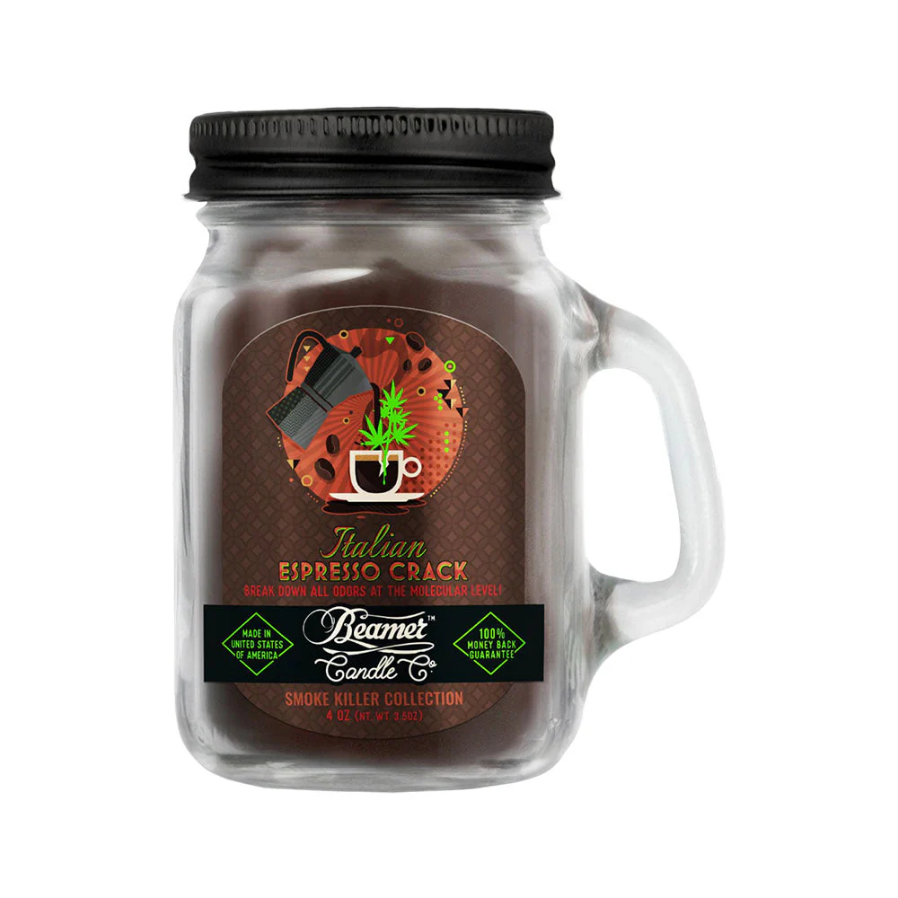 Beamer Candle Co. Mason Jar Candle | Italian Espresso Crack - Image 4