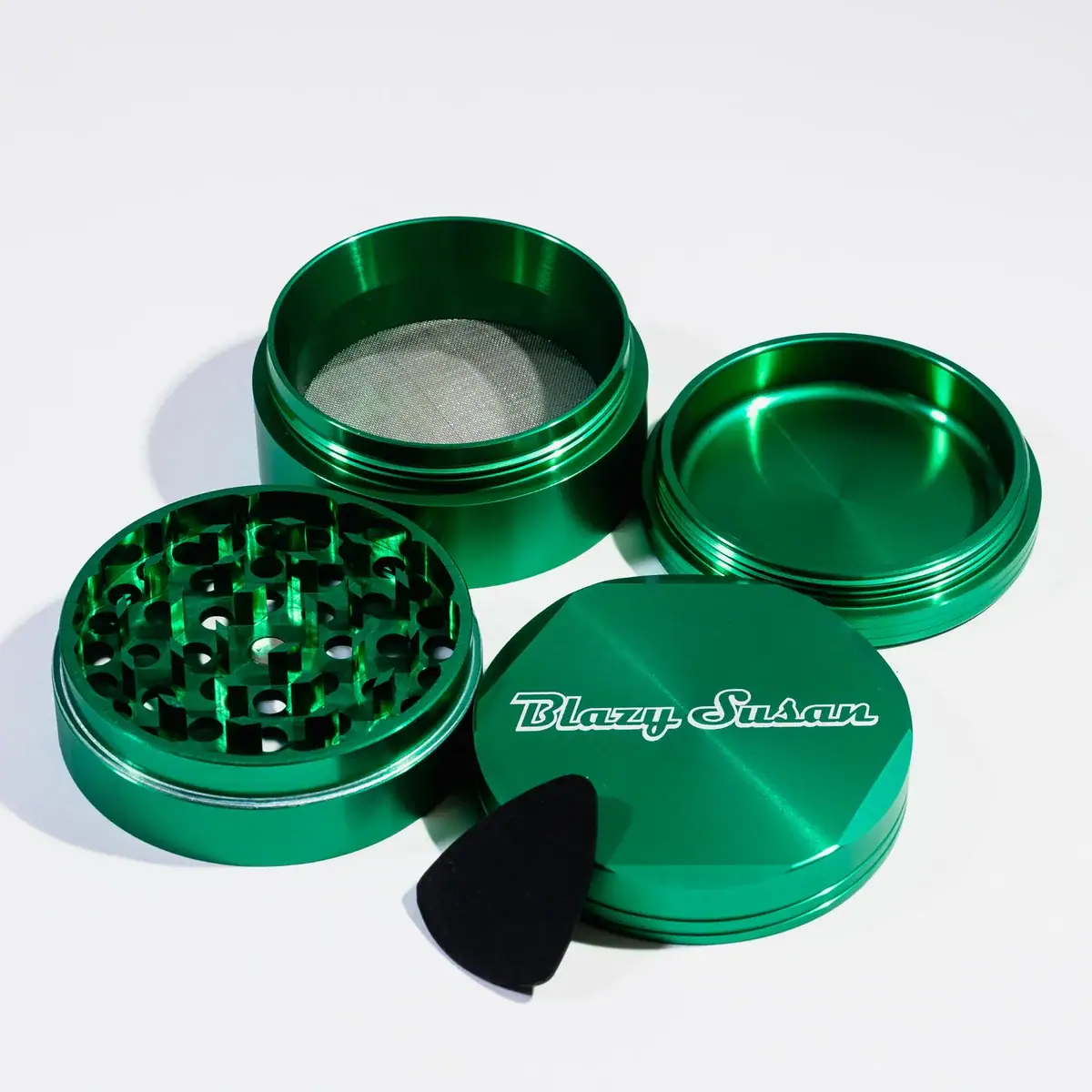 Blazy Susan 4-Piece Grinder (Green)