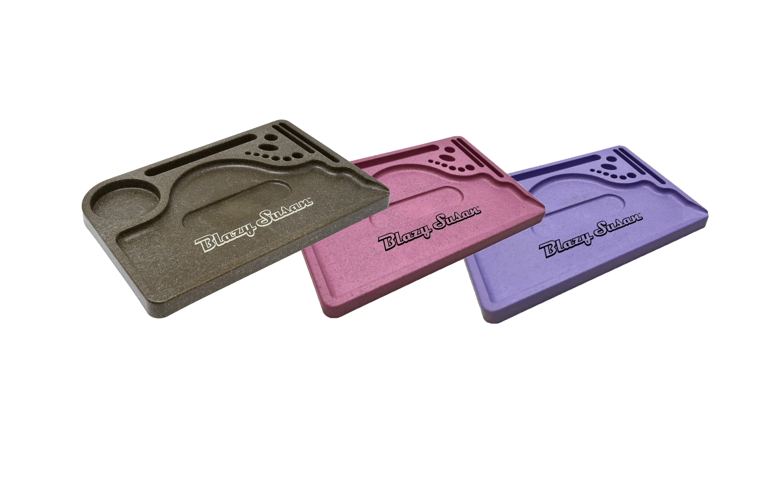Blazy Susan Hemp Rolling Tray (Purple) - Image 2