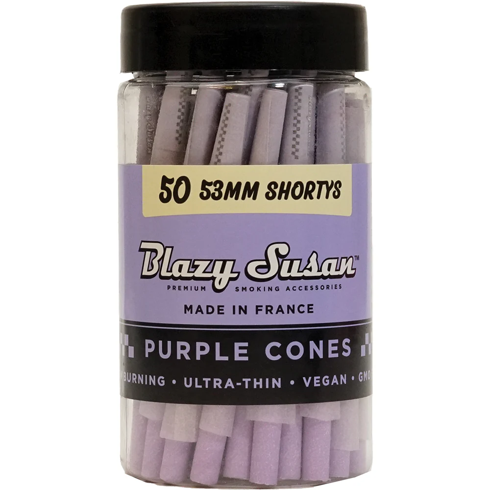 Blazy Susan Purple Cones Shorty 53MM (50 count)