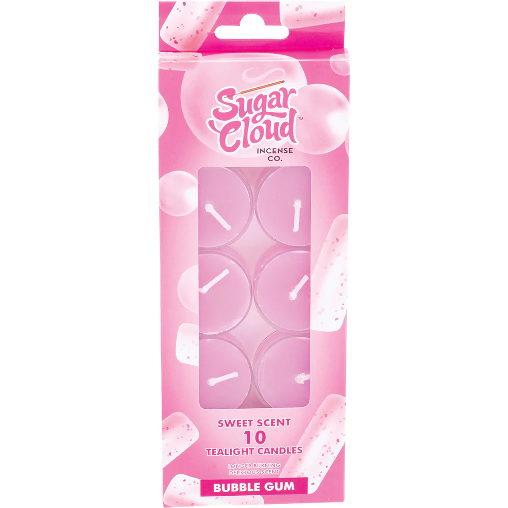 Bubble Gum Sugar Cloud Candle Set (10 count)