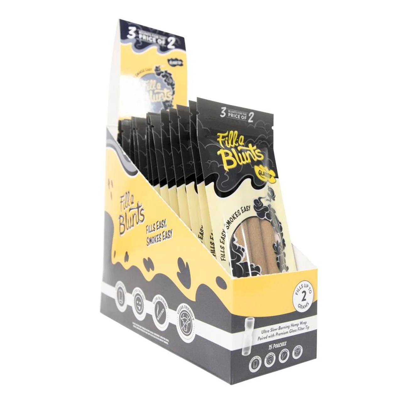 DaySavers Pre-Rolled 11mm Blunt Wraps (45 Blunts)