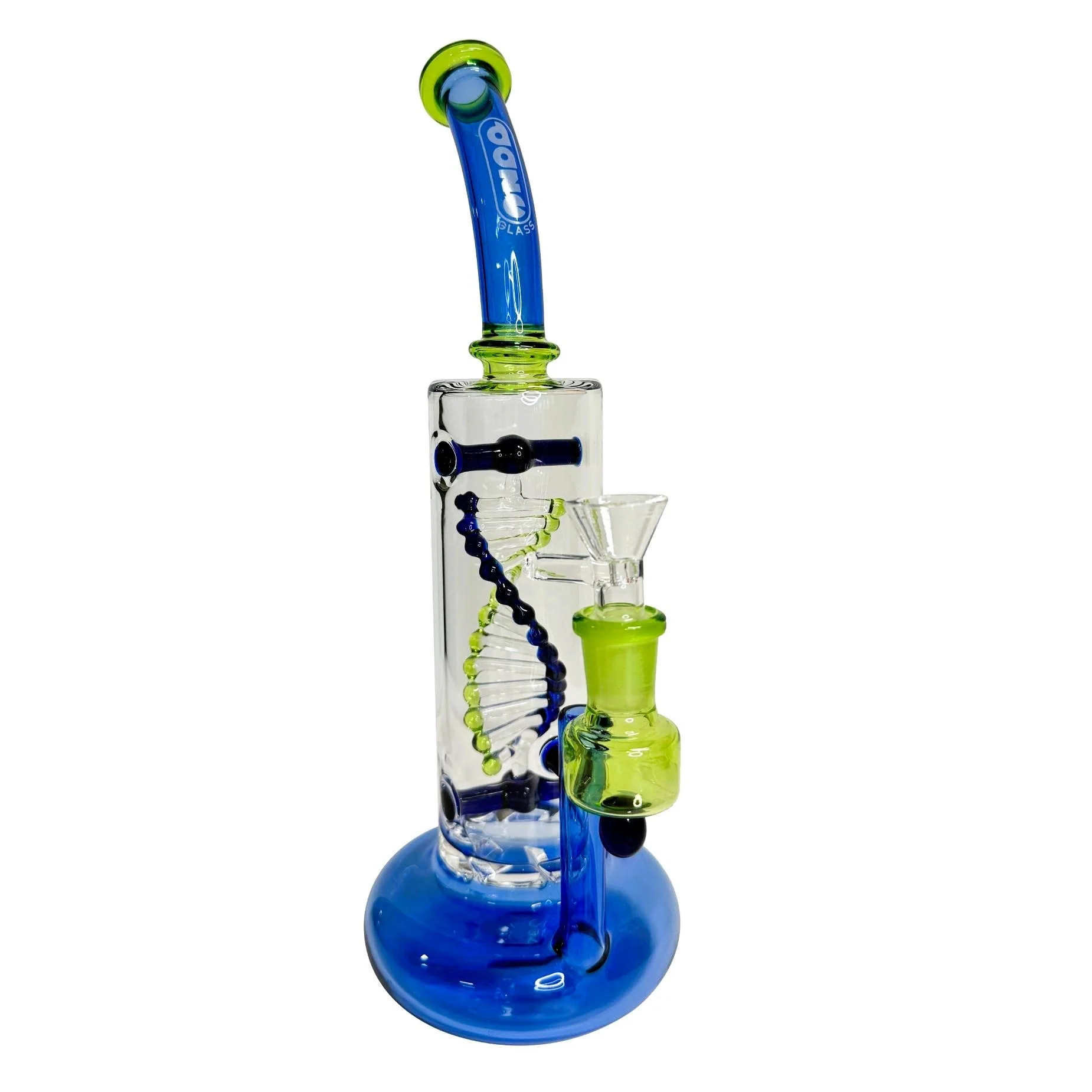 Spinning DNA & Turbine Perc Glass Water Pipe - Image 11