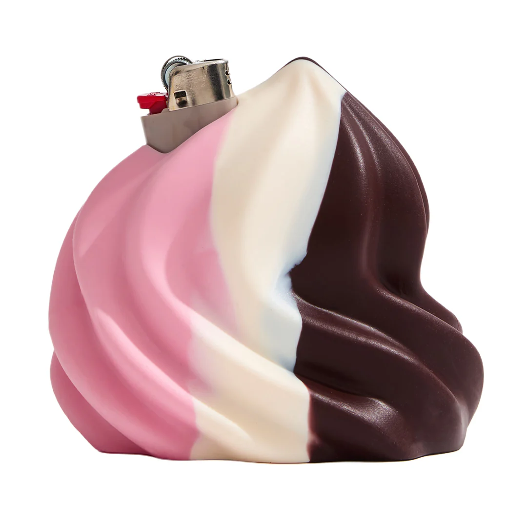 Edie Parker Soft Serve Lighter Holder (Neopolitan)