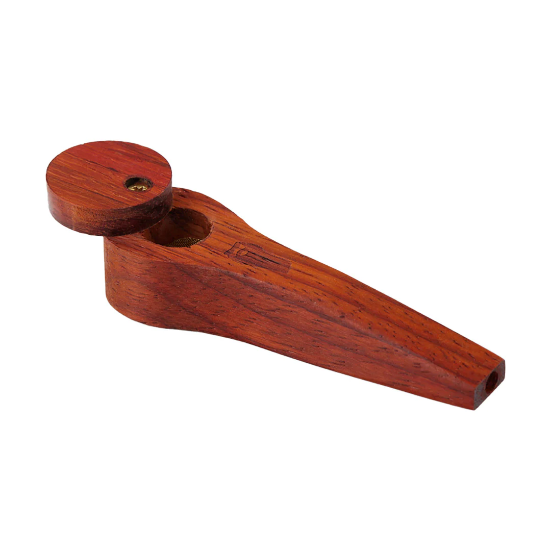 Exotic Wood Pipe with Lid (Padauk) - Image 2