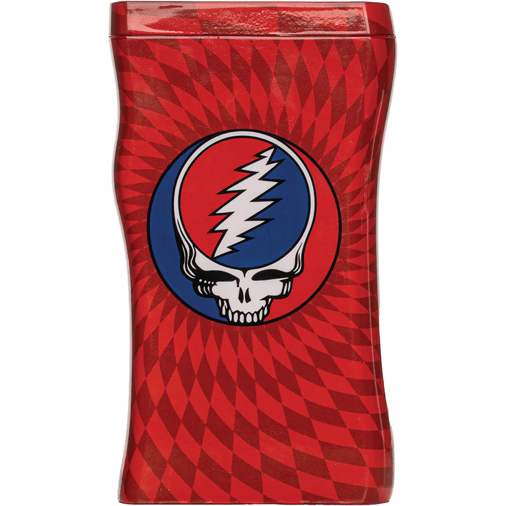 Grateful Dead 'Steal Your Face' Dugout with Glass Chillum - Image 2