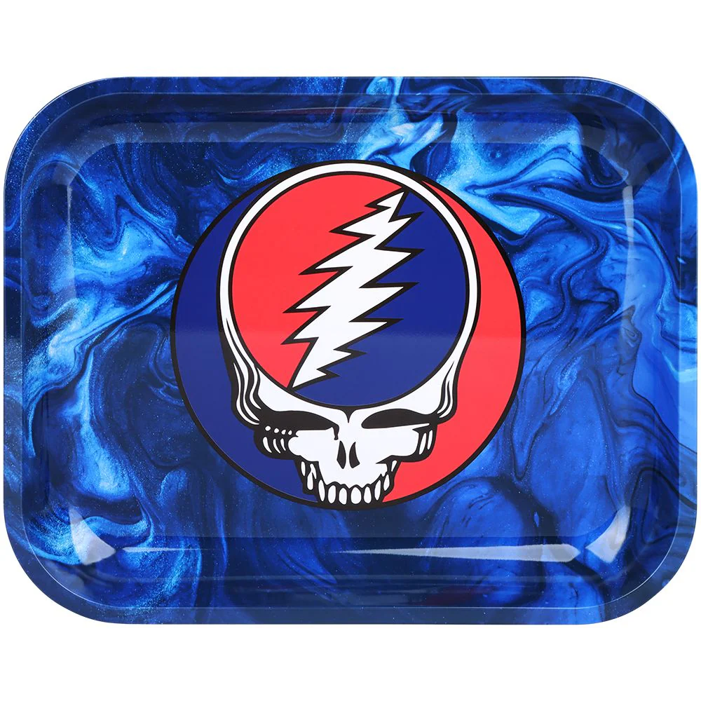 Grateful Dead x Pulsar Large Metal Rolling Tray (Steal Your Face Swirls)