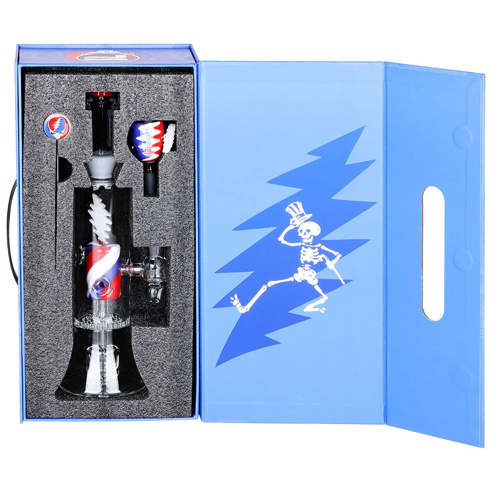 Grateful Dead x Pulsar Lightning Bolt Glass Water Pipe - Image 5