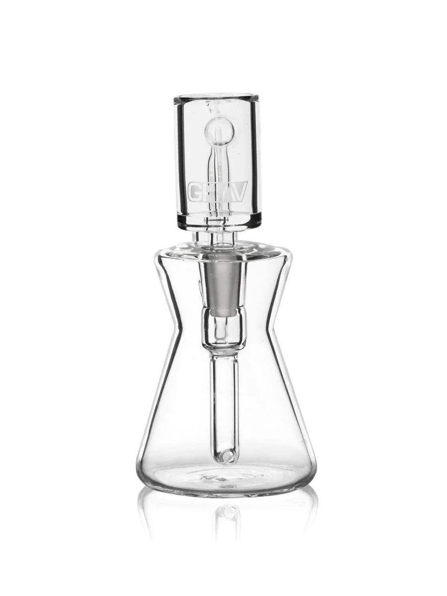 GRAV® Hourglass Pocket Bubbler Rig (Clear) - Image 4
