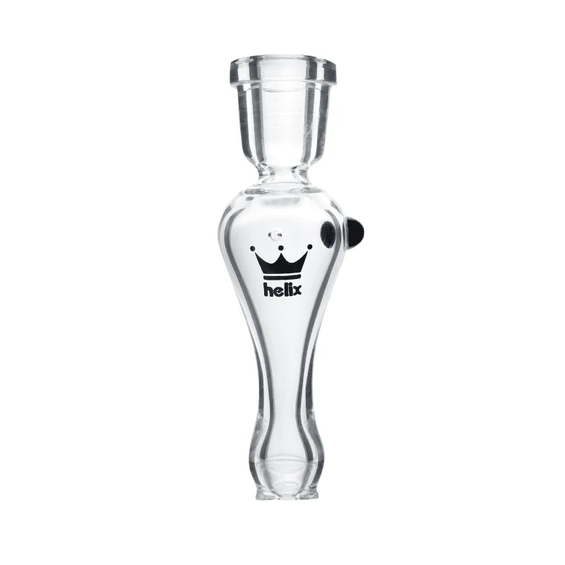 Helix Glass Solo Chillum (Black)