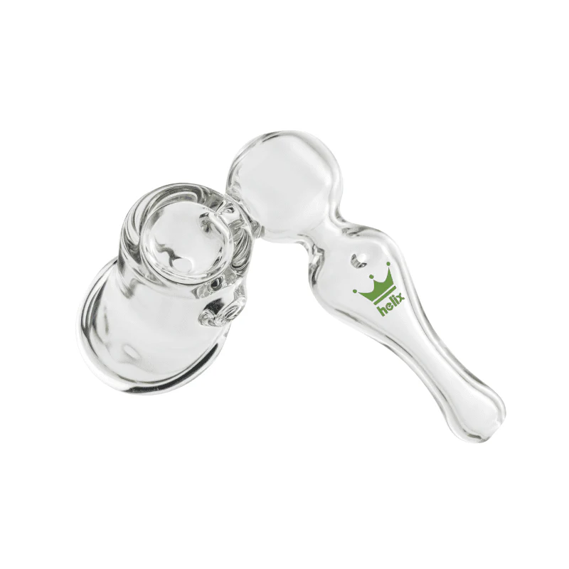 Helix Glass Solo Sidecar Pipe (Green)