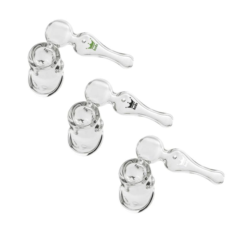 Helix Glass Solo Sidecar Pipe (Green) - Image 2