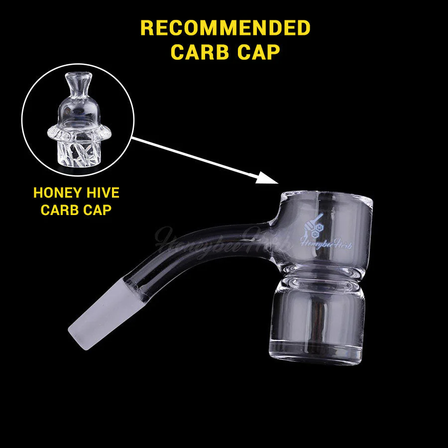 HONEY BEVEL SPLASH BUCKET QUARTZ BANGER - 45° DEGREE | BL - Image 6
