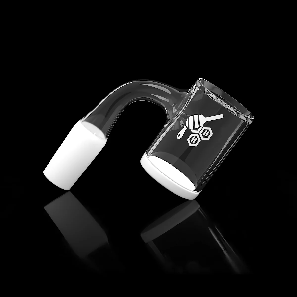 HONEY & MILK BEVEL QUARTZ BANGER- 90° DEGREE | BL - Image 3