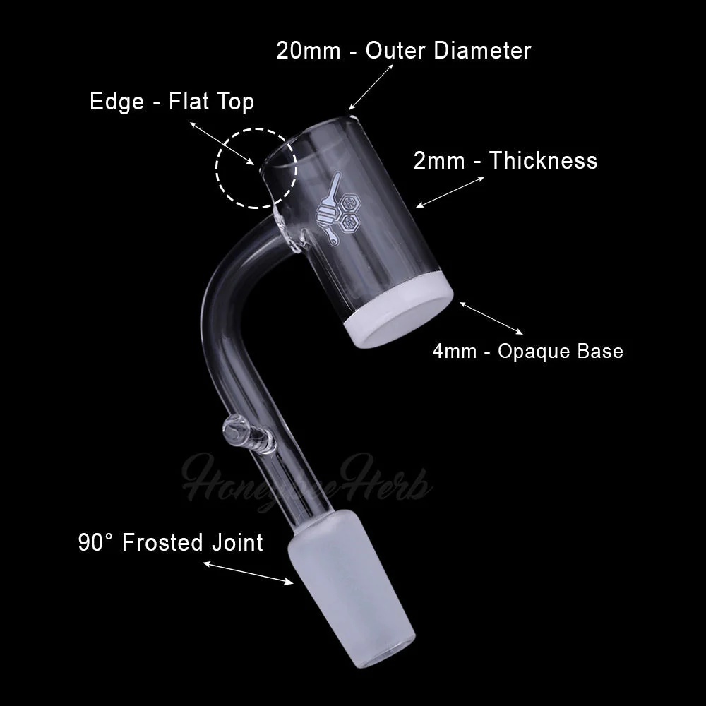 HONEY & MILK ENAIL QUARTZ BANGER - 90° DEGREE | YL - Image 7