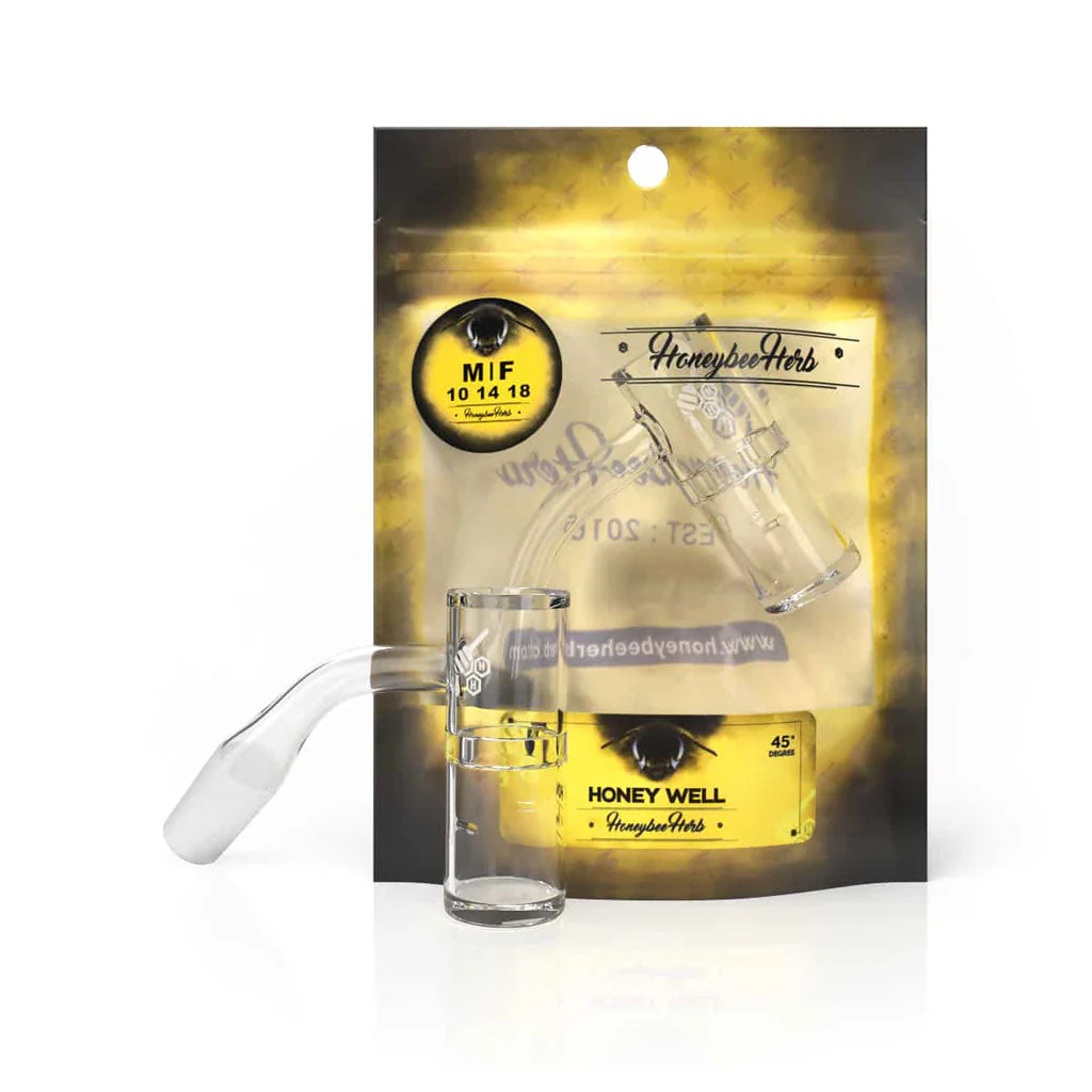 HONEY WELL QUARTZ BANGER - 45° DEGREE | YL - Image 2