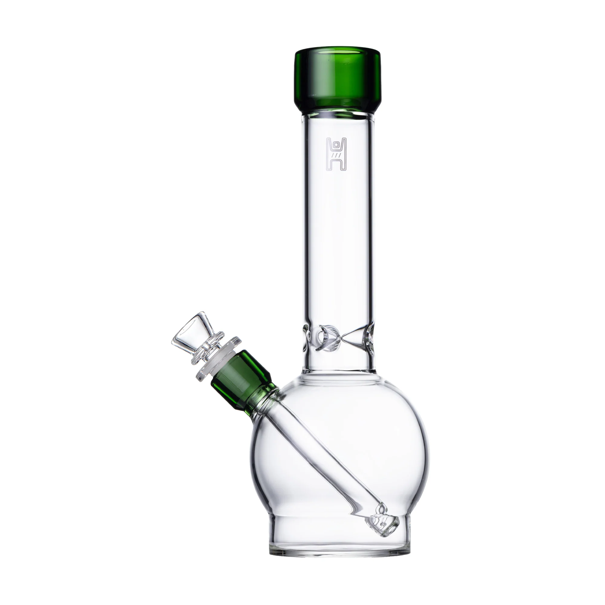Human Grade 12" Ball Water Pipe (Green)