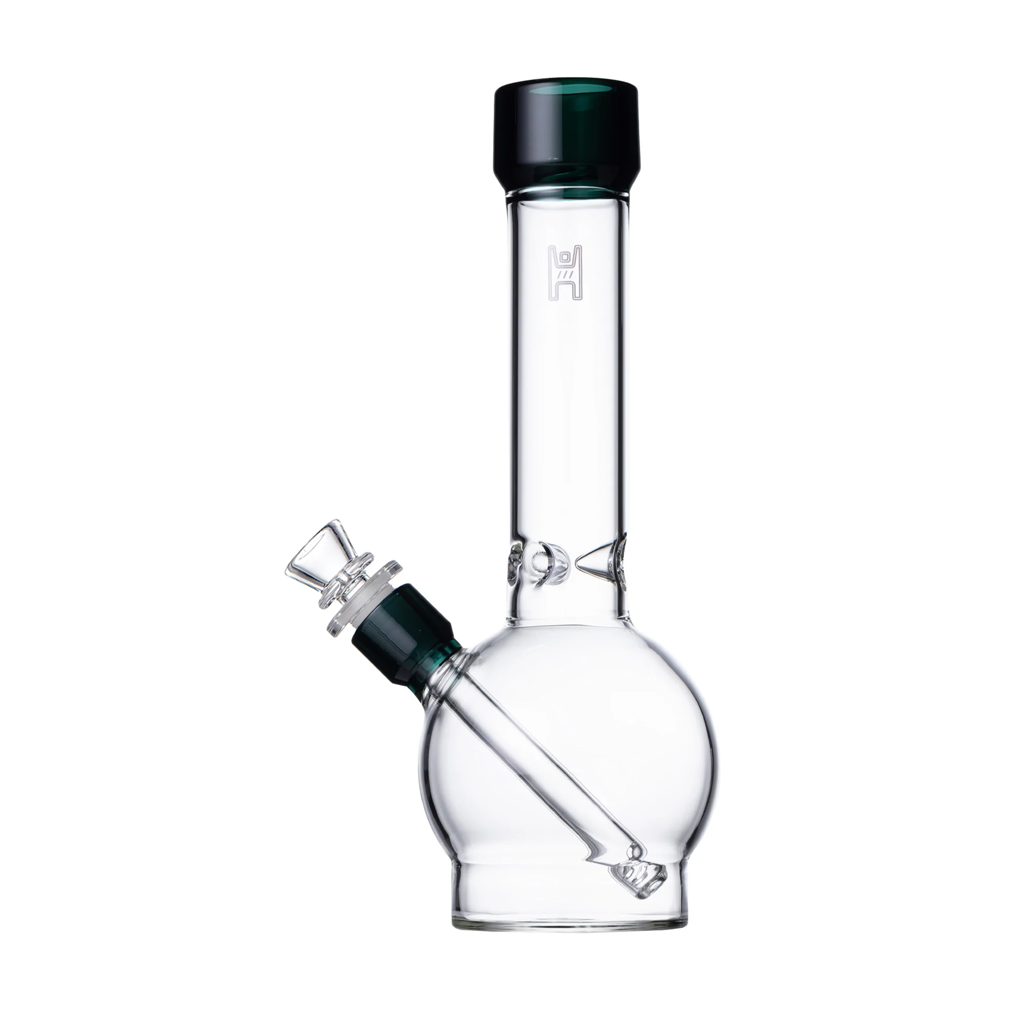 Human Grade 12" Ball Water Pipe (Lake Green)