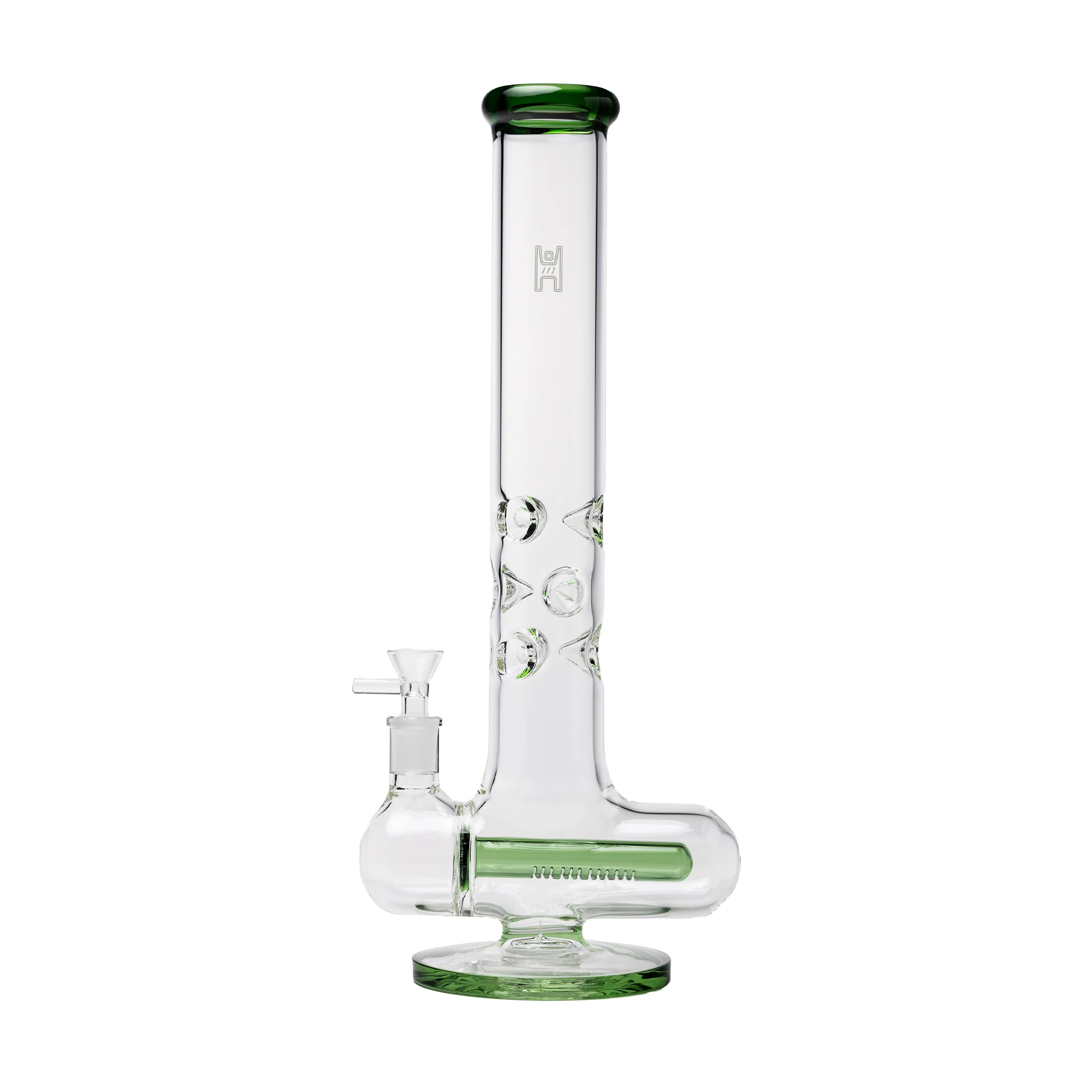 Human Grade 15.75" Inline Straight Tube (Green)