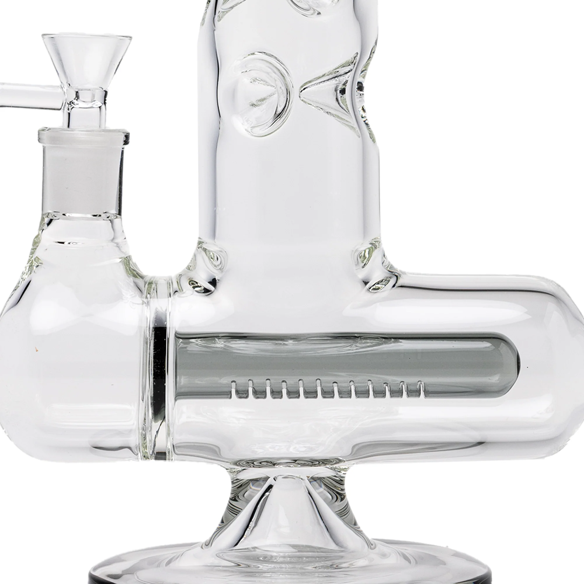 Human Grade 15.75" Inline Straight Tube (Smoke) - Image 2