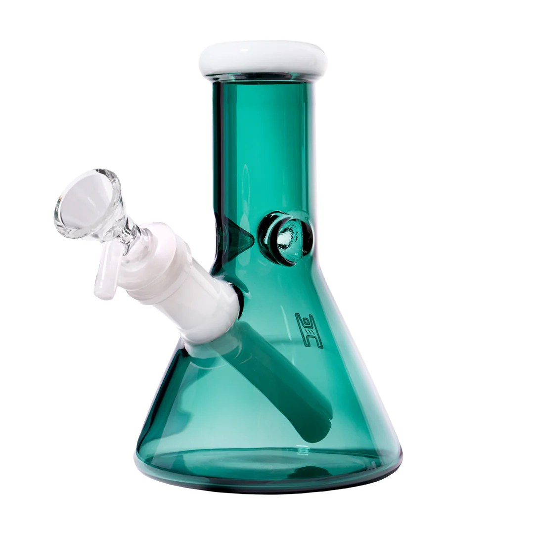 Human Grade 6" Beaker Bong (Lake Green)
