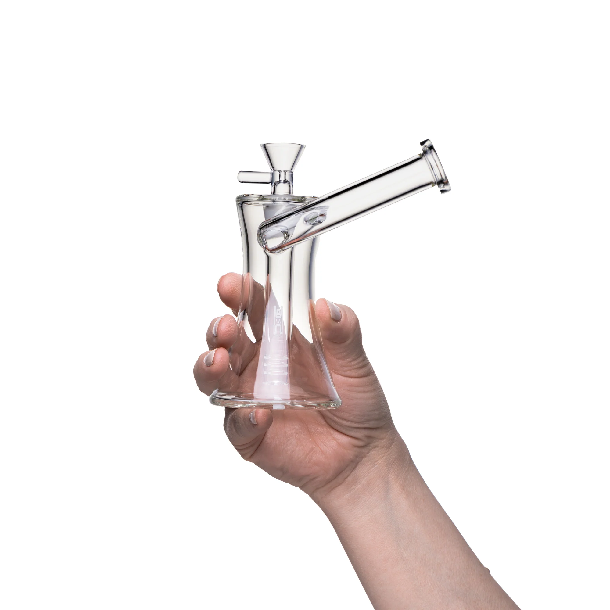 Human Grade 6" Hourglass Sidecar (Clear) - Image 2