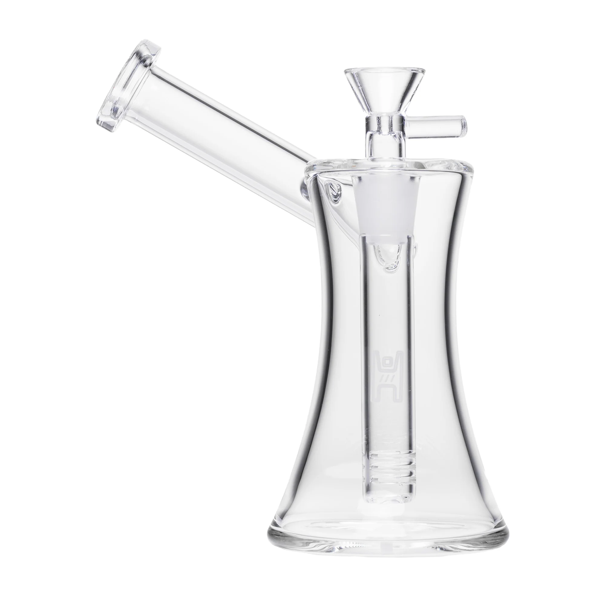 Human Grade 6" Hourglass Sidecar (Clear) - Image 4