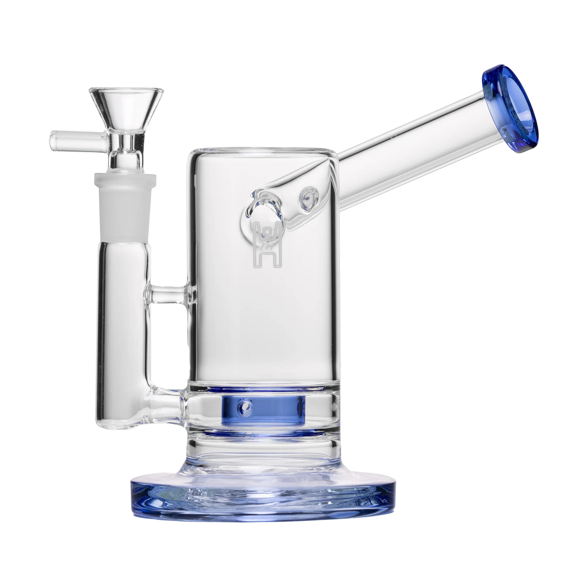 Human Grade 6" Sidecar Bubbler (Blue)