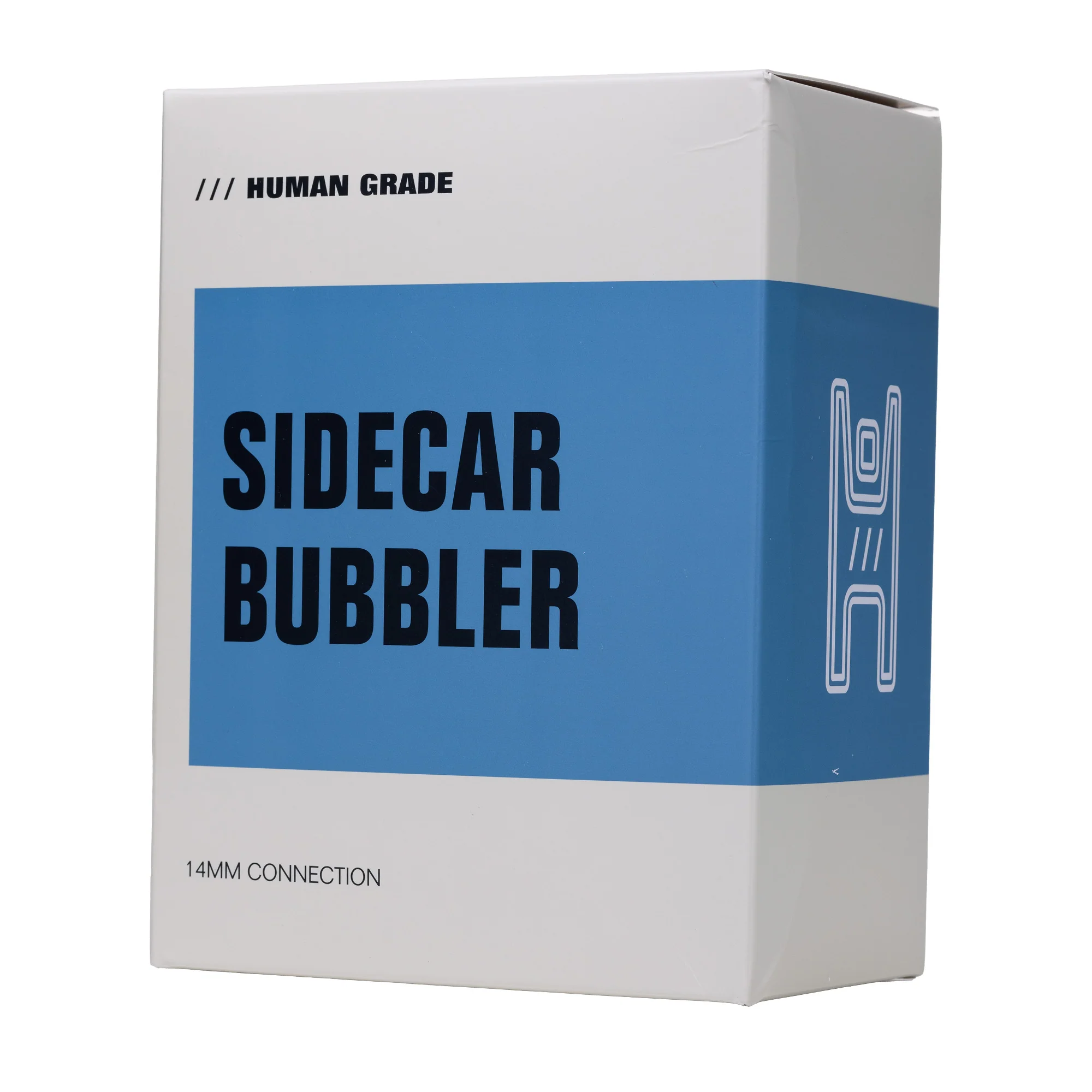 Human Grade 6" Sidecar Bubbler (Blue) - Image 2