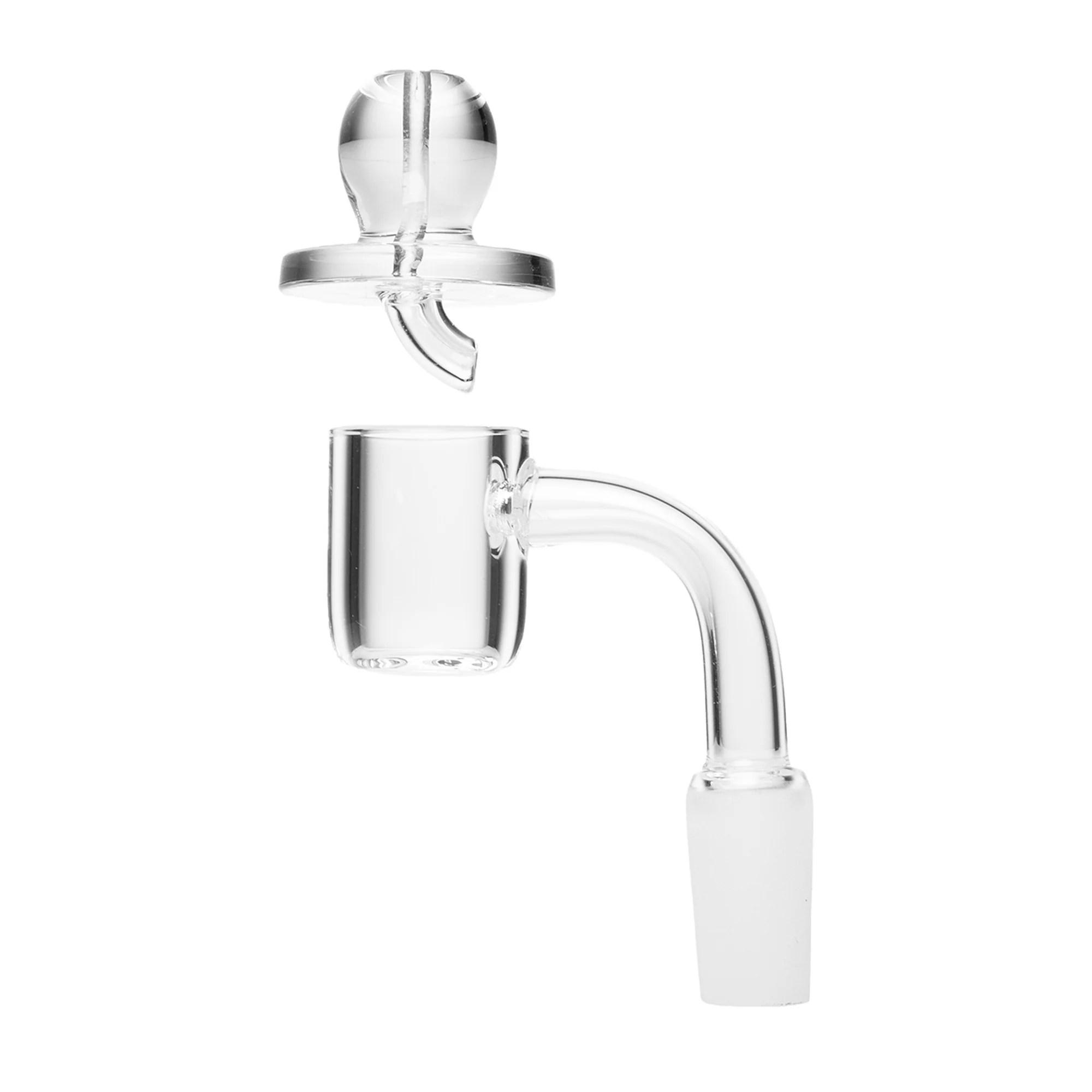 Human Grade 8" Oil Can Dab Rig (Clear) - Image 3