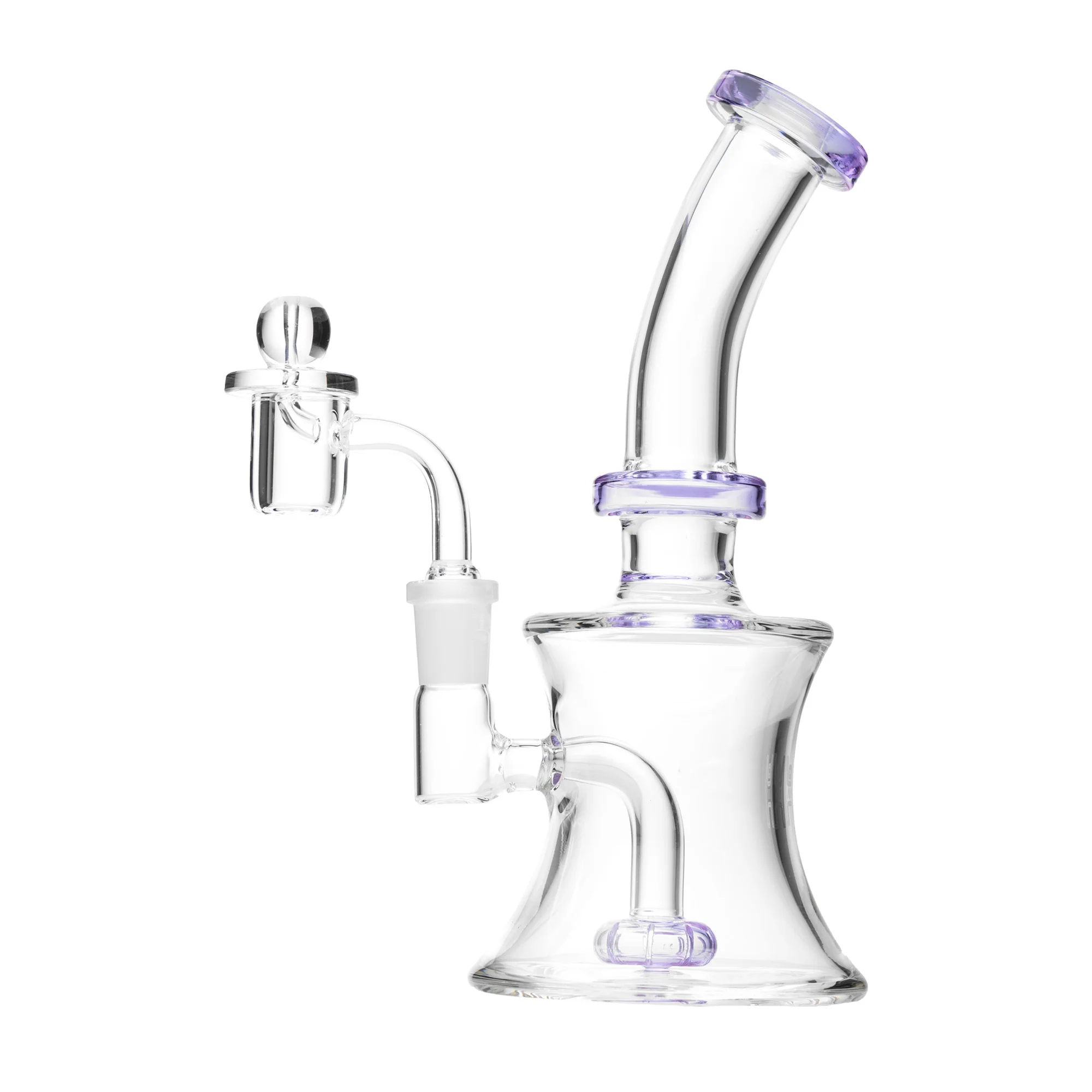 Human Grade 8" Oil Can Dab Rig (Lavender)