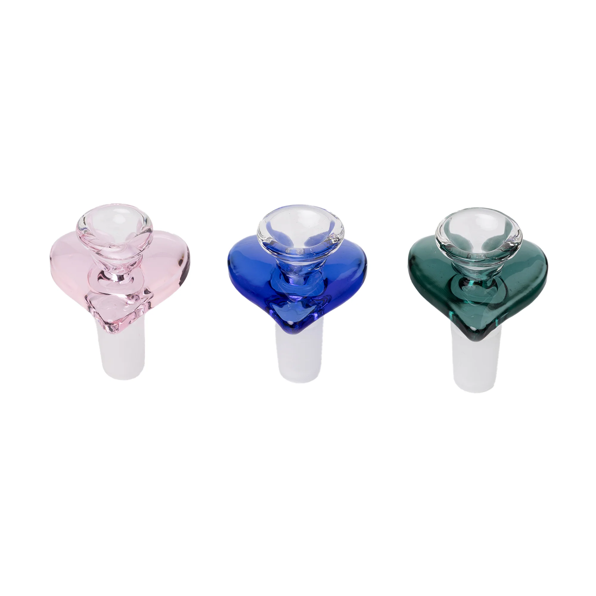Human Grade Pack of 3 'Heart' Bowls (14mm)