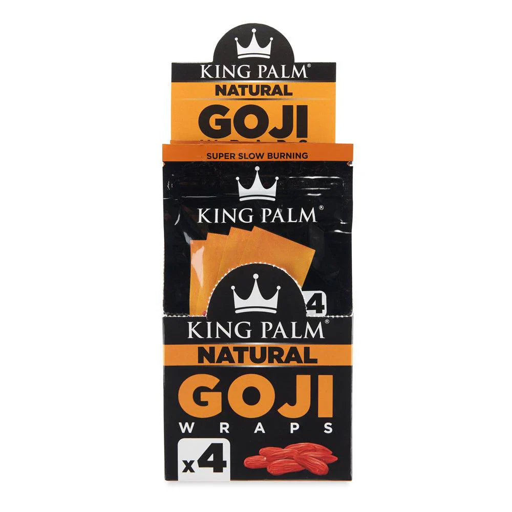 King Palm Goji Berry Wrap (Natural) (60 Wraps) - Image 2