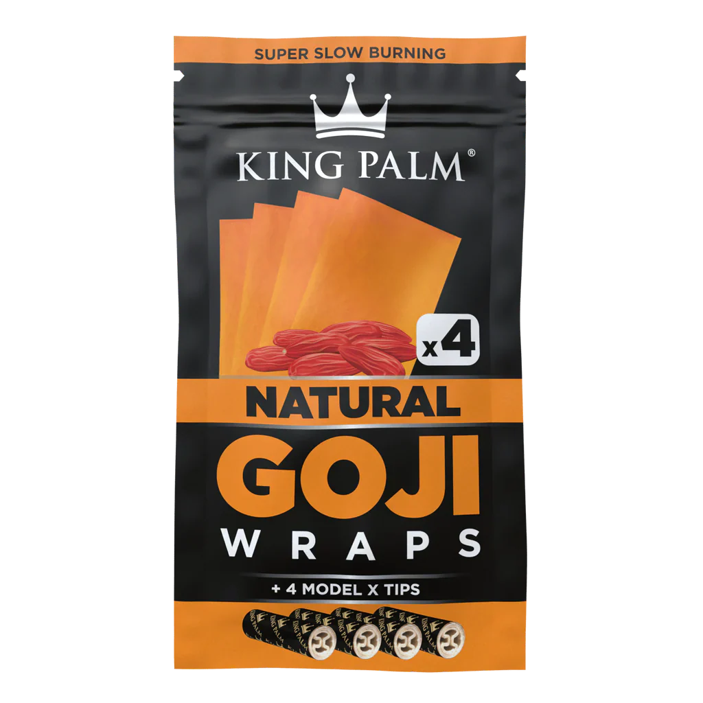 King Palm Goji Berry Wrap (Natural) (60 Wraps) - Image 4