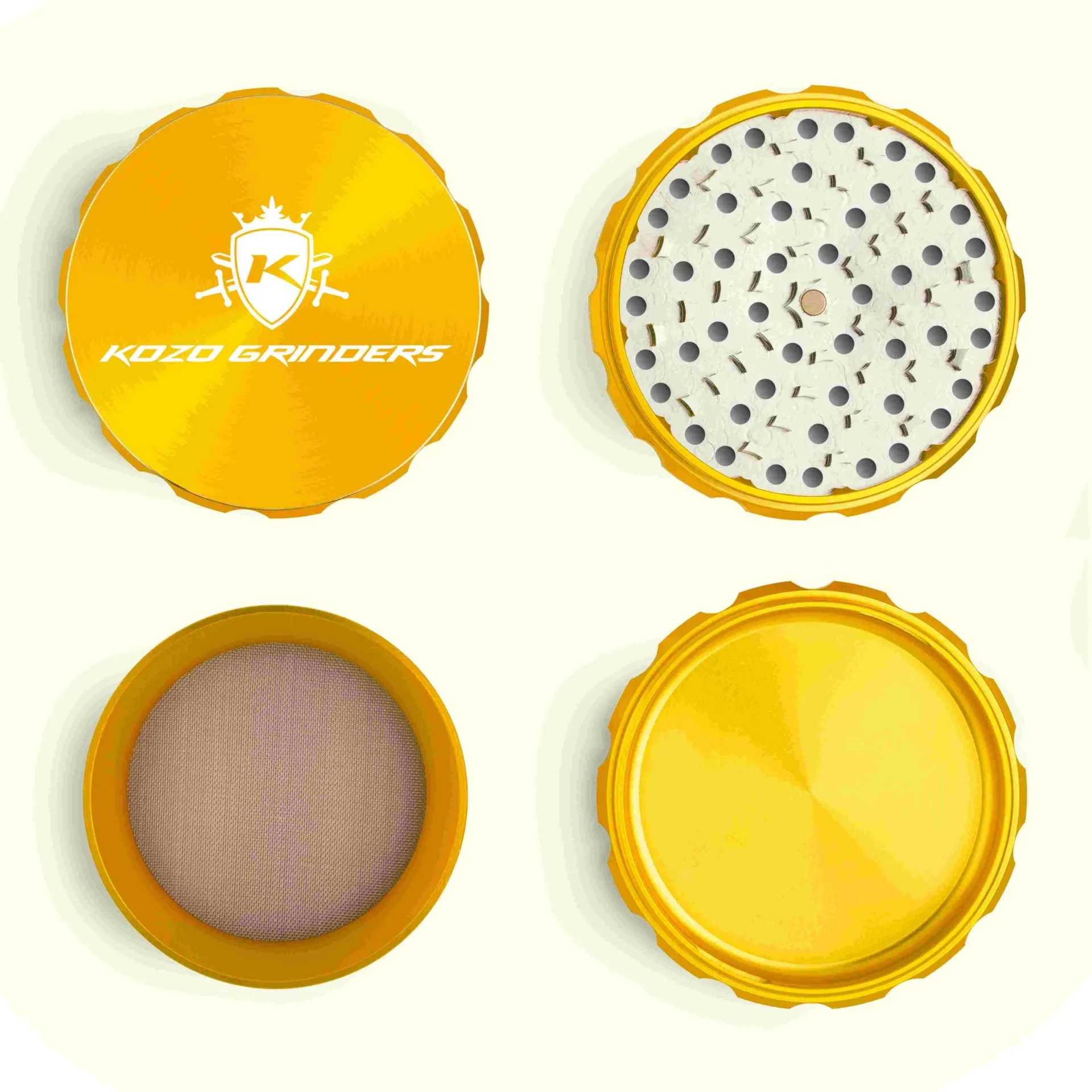 Kozo Grinder 4" (Gold) - Image 2
