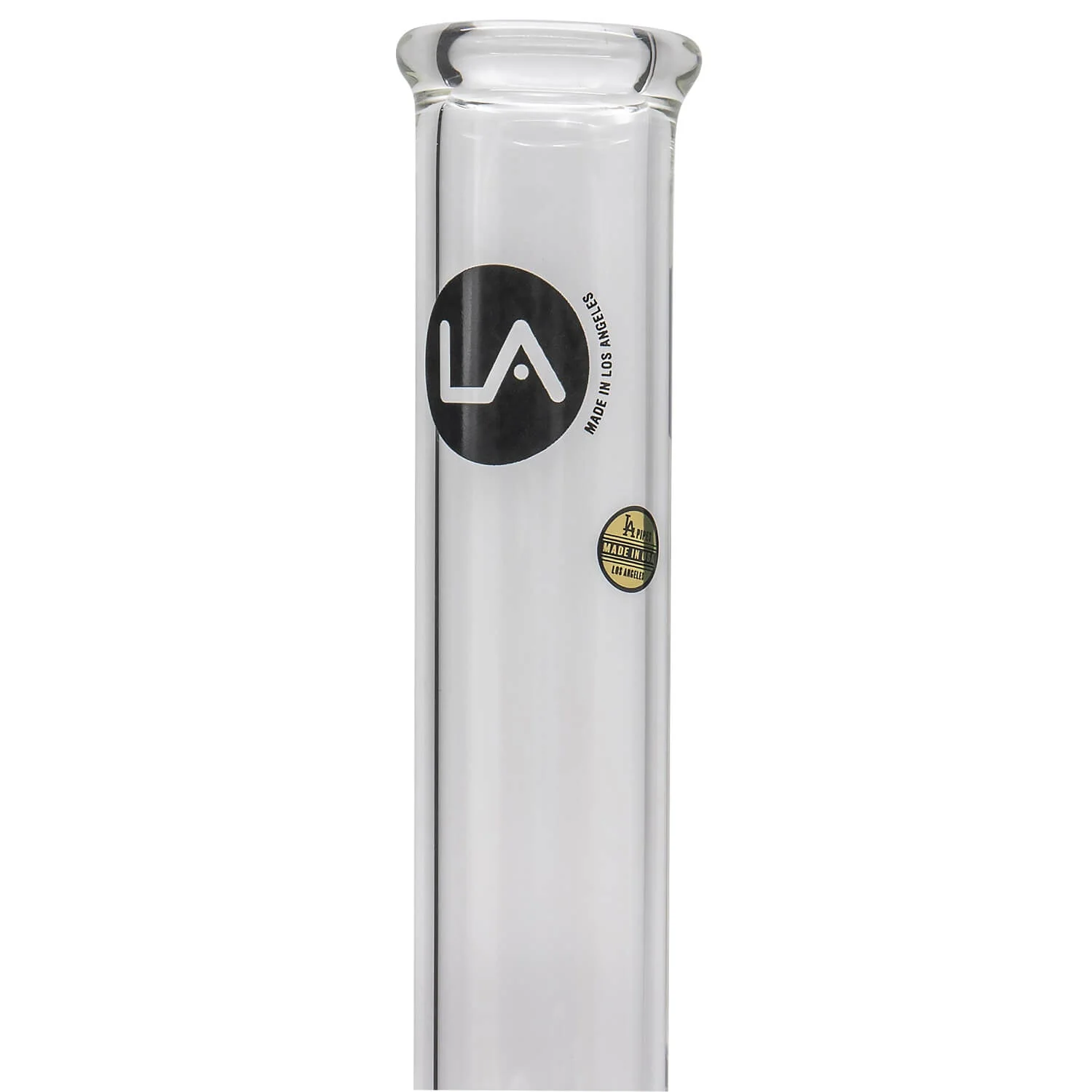 LA Pipes 12" Clear Straight Shot Bong - Image 10