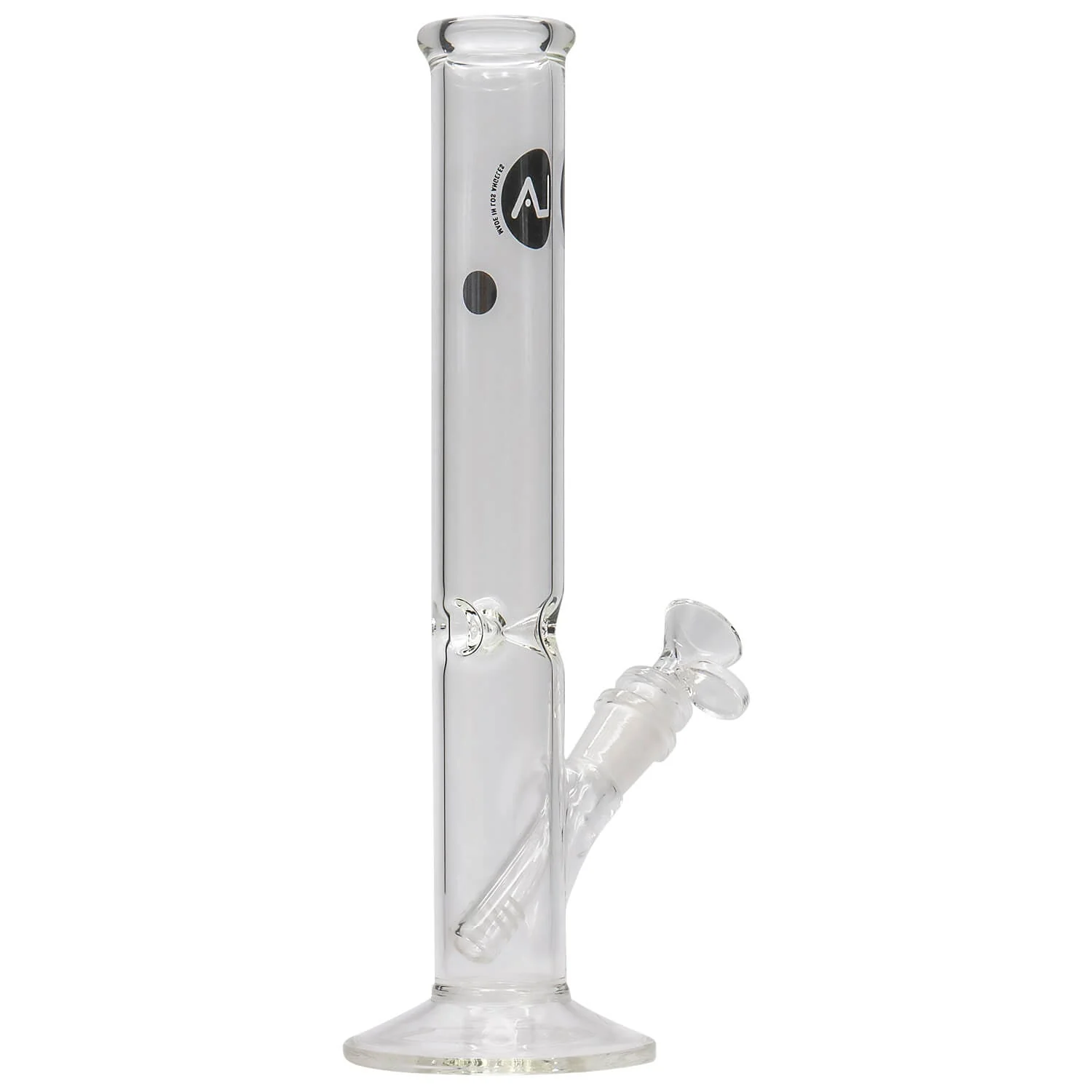 LA Pipes 12" Clear Straight Shot Bong - Image 3