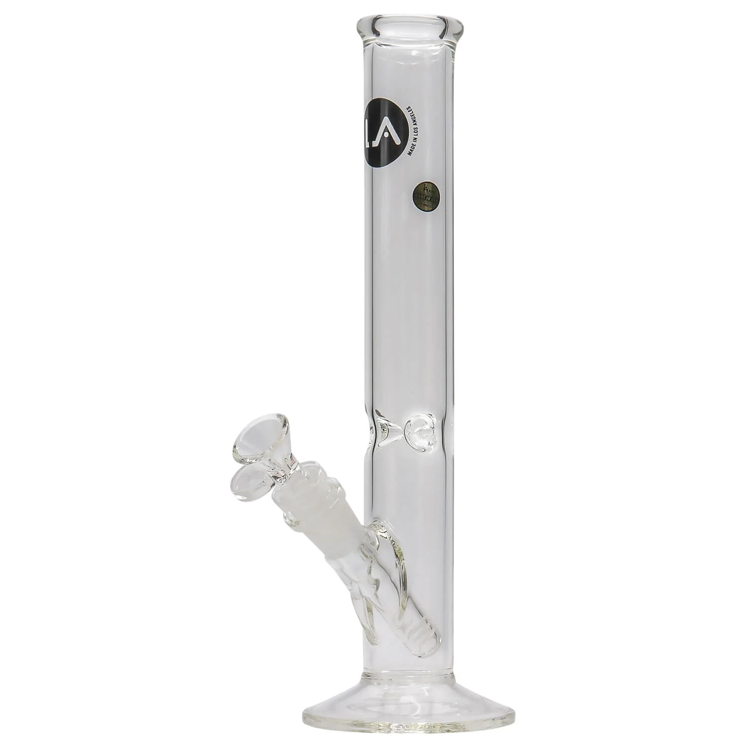 LA Pipes 12" Clear Straight Shot Bong - Image 5