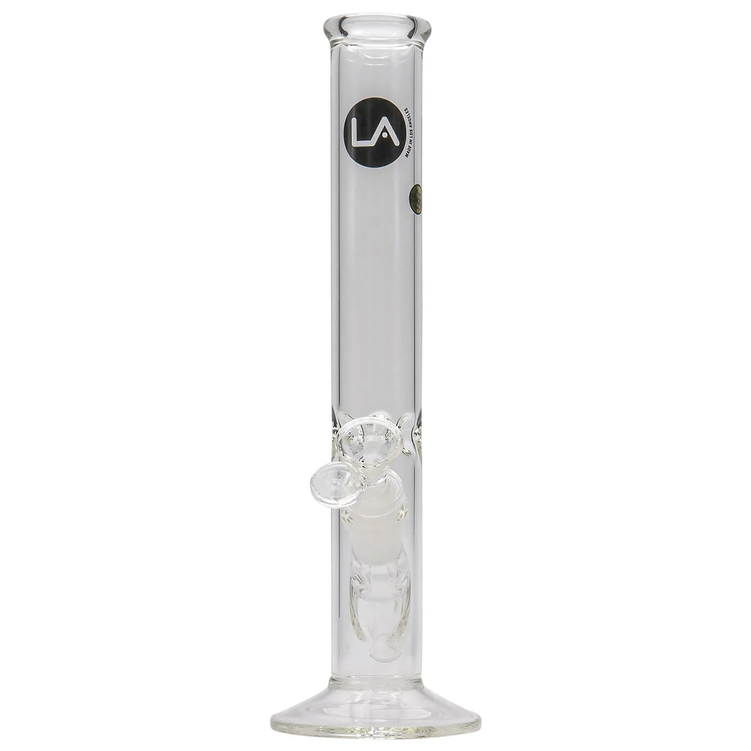 LA Pipes 12" Clear Straight Shot Bong - Image 7
