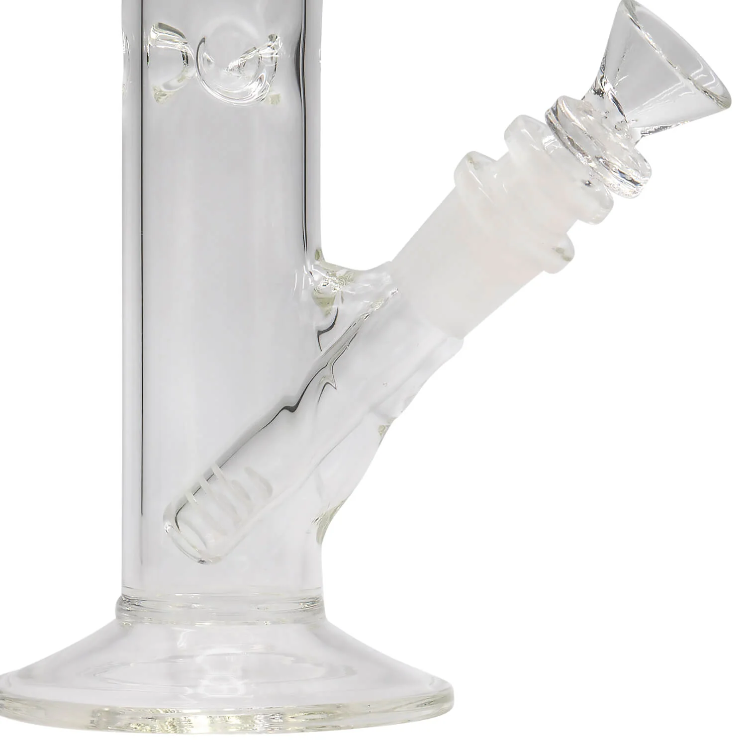 LA Pipes 12" Clear Straight Shot Bong - Image 8