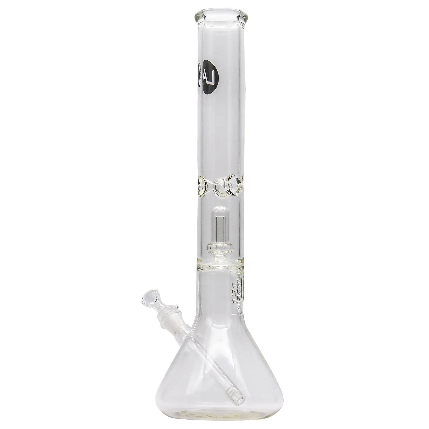 LA Pipes Thick Glass Beaker Showerhead Perc Bong - Image 9