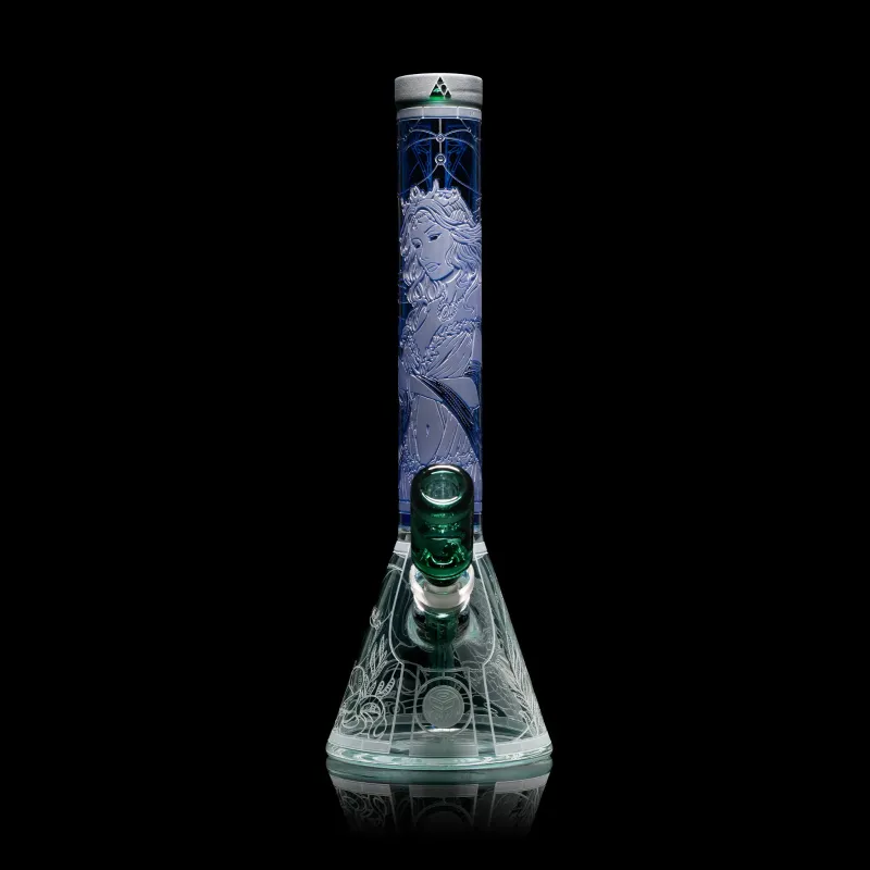 Milky Way Glass 16" Mistress of the Sea Beaker Bong (Blue) - Image 2