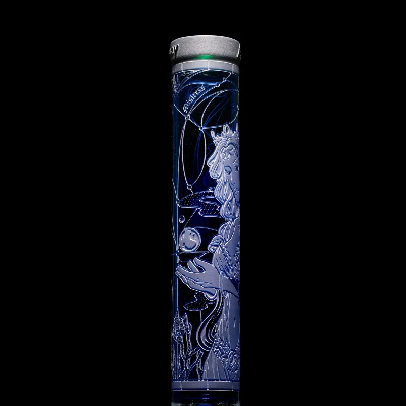 Milky Way Glass 16" Mistress of the Sea Beaker Bong (Blue) - Image 3