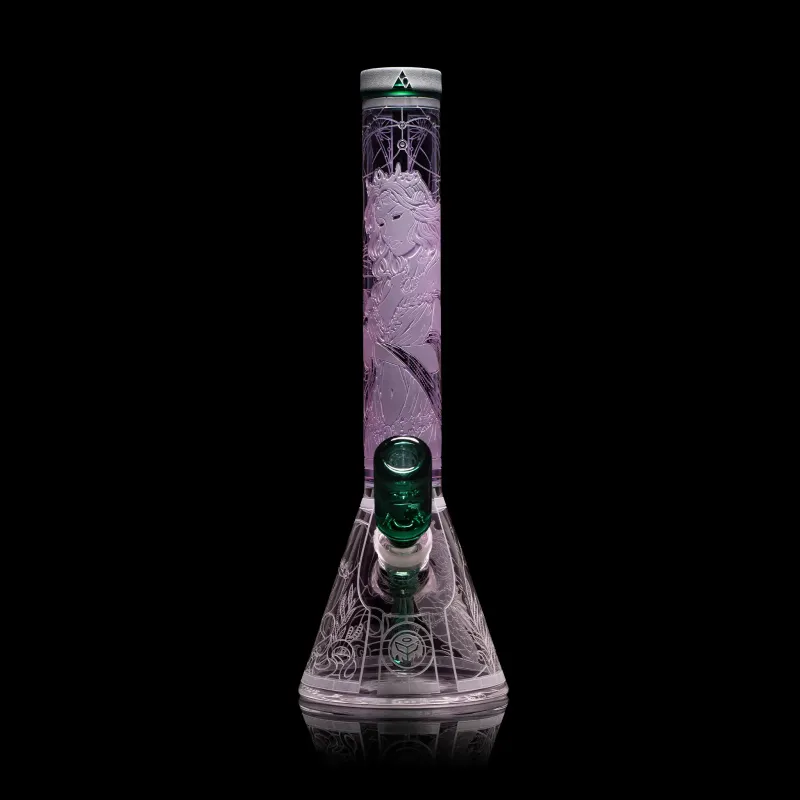 Milky Way Glass 16" Mistress of the Sea Beaker Bong (Purple) - Image 2