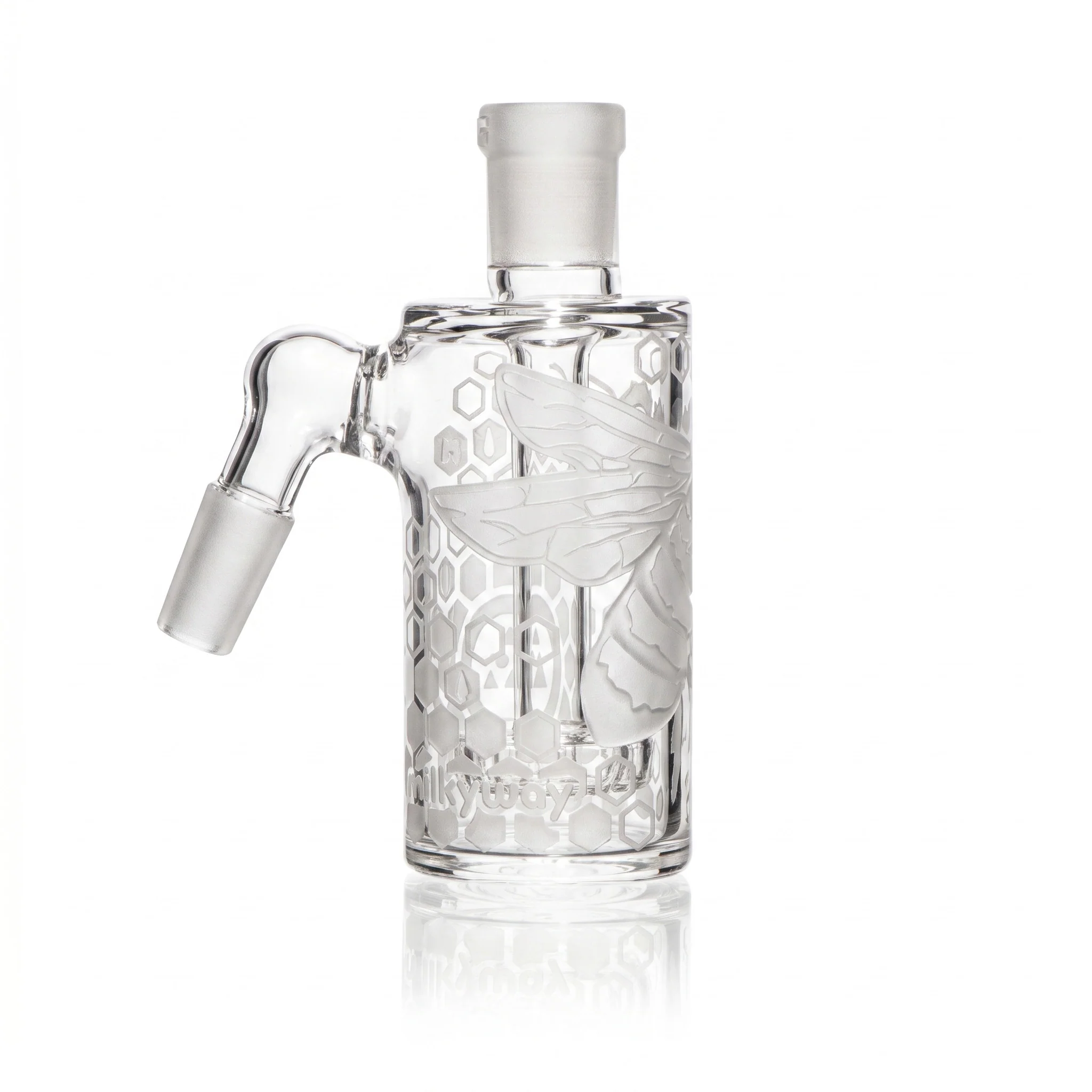 Milky Way Glass 5" Bee Hive Ash Catcher (Clear)